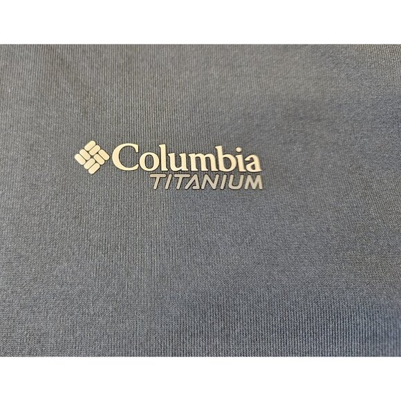 Columbia Titanium Men's Gray Long Sleeve 1/4 Zip Polartec Amni-Wick Sweater XXL - Picture 7 of 15